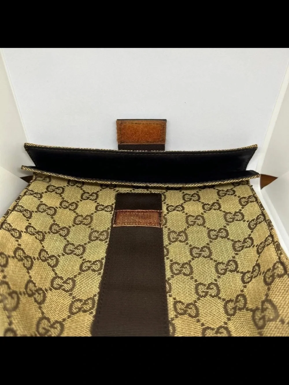 Gucci Beige and Brown GG Canvas Toiletry Pouch